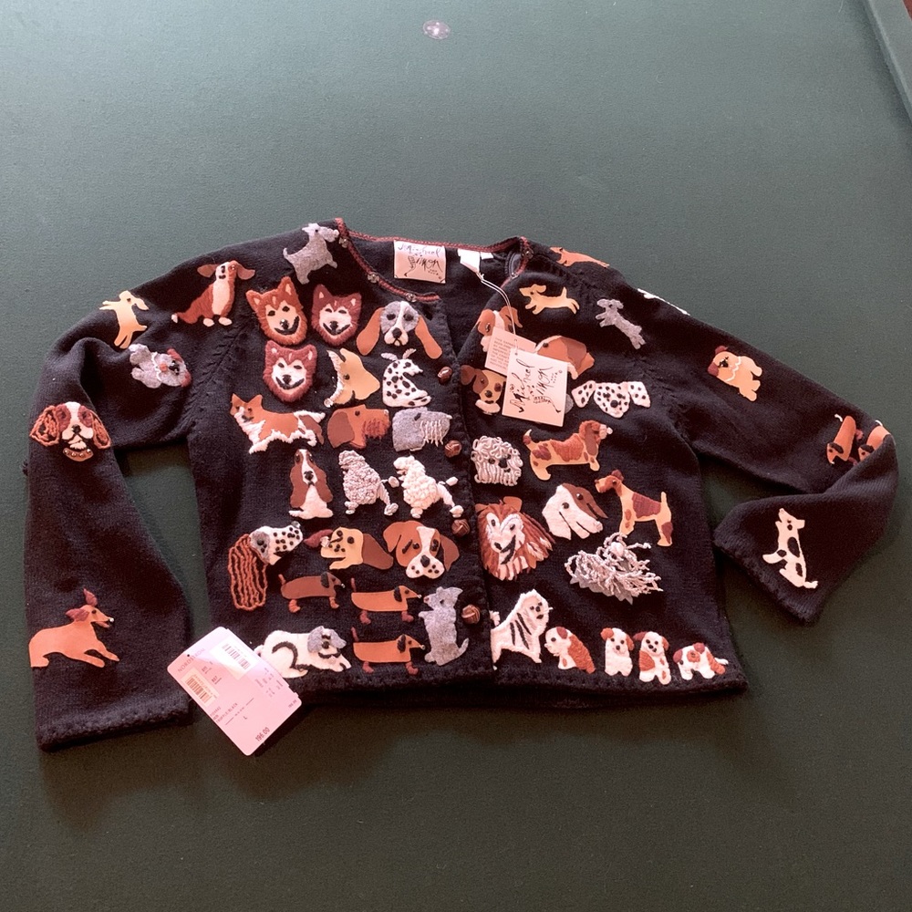 Super unique 3D embroidered dog sweater